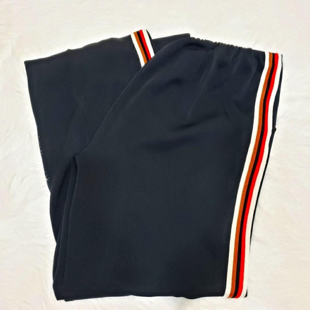 Soft Surroundings London pull on pants with side stripe wide leg woman's 10 / 12 - Picture 7 of 8